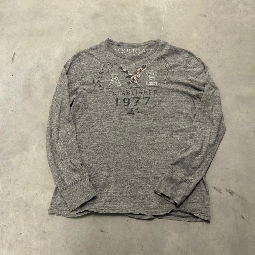 Y2K American Eagle‎ Grunge Style Long Sleeve Shirt